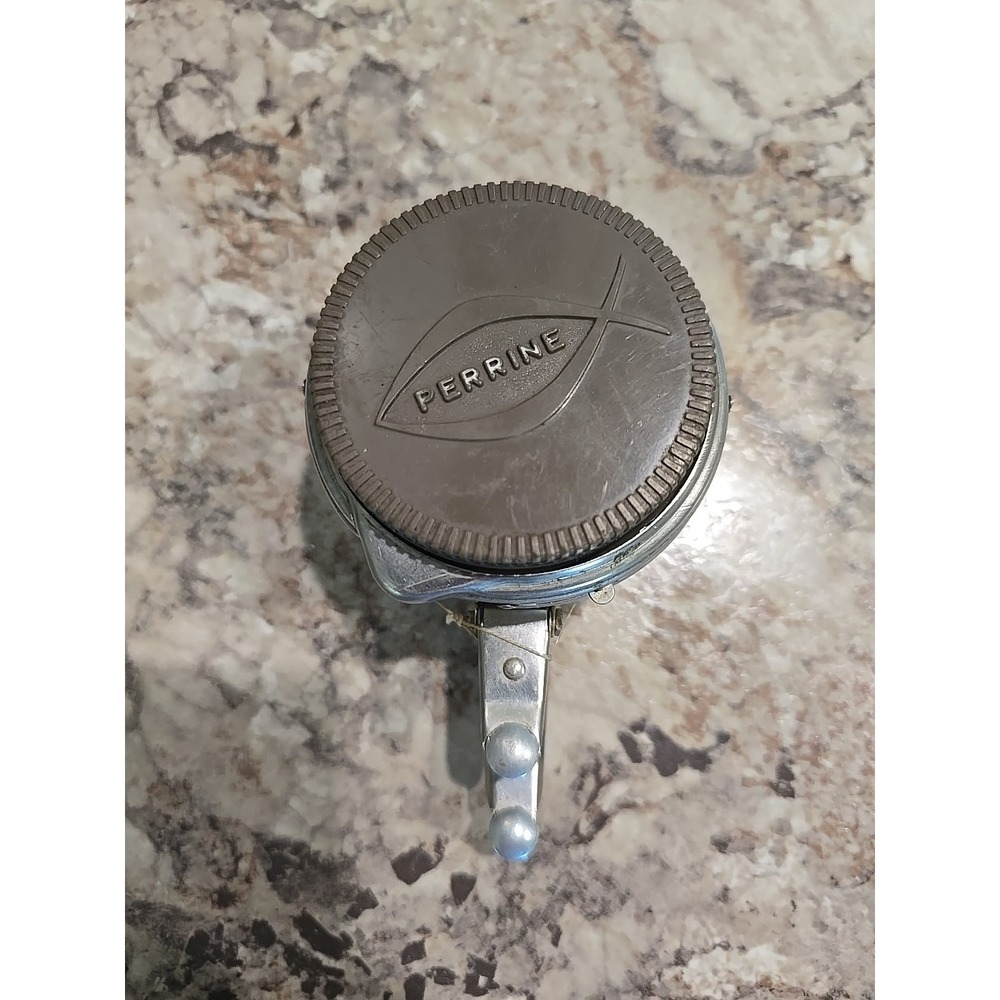 Vintage‎ Perrine No 80 Automatic Fly Reel With Line.